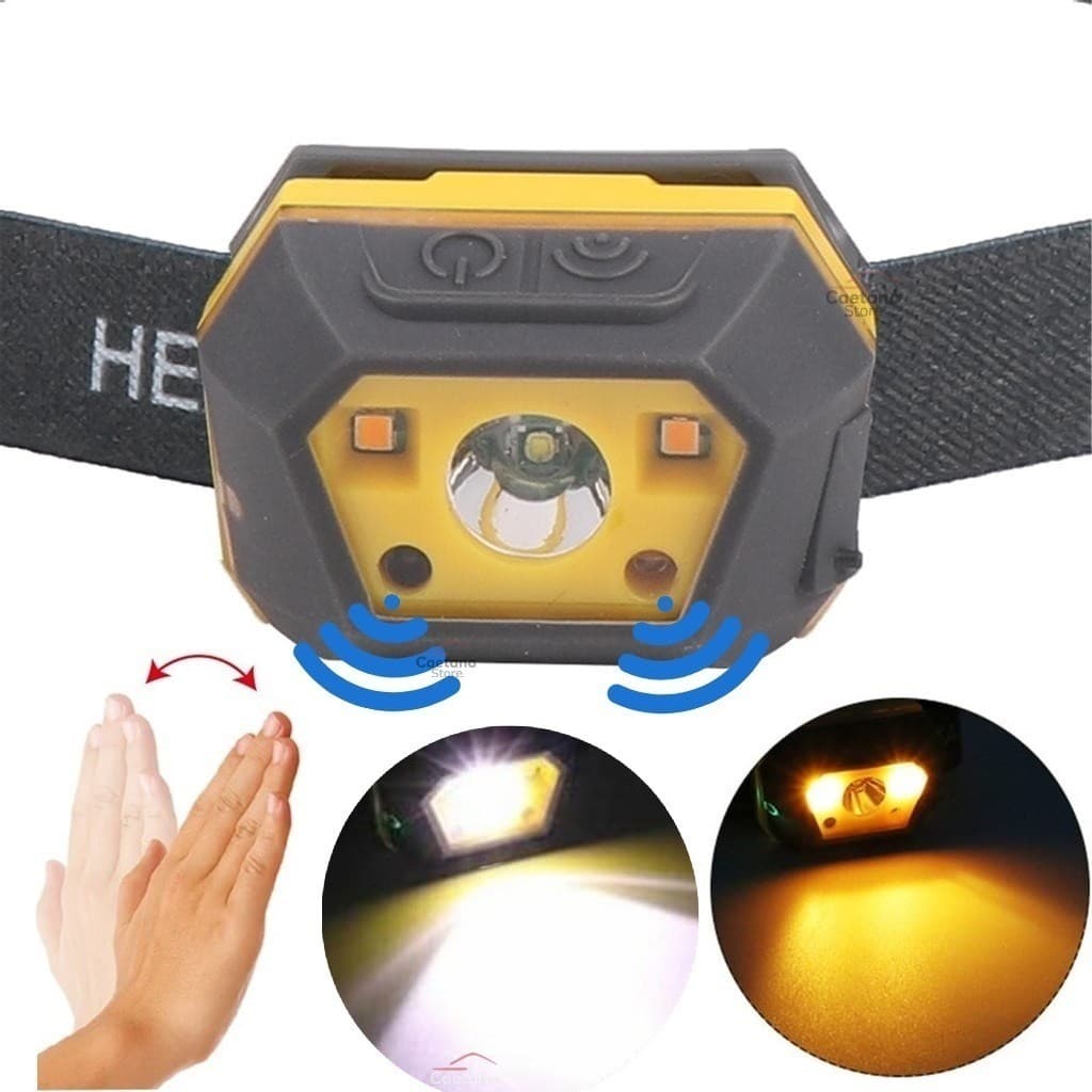 Lanterna Cabeça Led Cree Recarregável Corrida Trilha Pesca